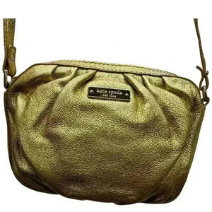 Kate Spade Gold Metallic Crossbody Purse